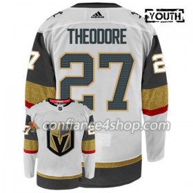 Adidas Maillot de Hockey Vegas Golden Knights SHEA THEODORE 27 Blanc Authentic - Enfant